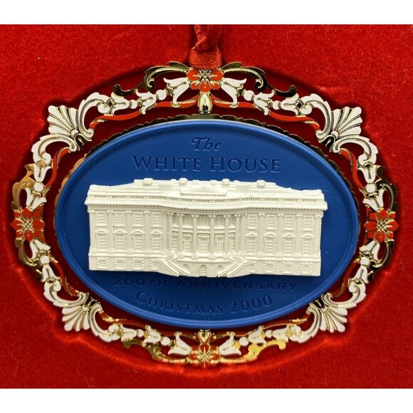 Vintage Christmas Collectible Ornament By The White House Historical Association - Picture 1 of 16